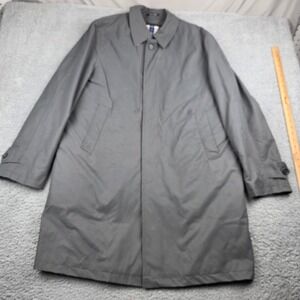 Frank Stella New York classic 3/4 Rain Coat Men 56/46 Zipout Liner Made in Italy